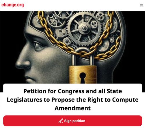 Change.org petition for the Right to Compute